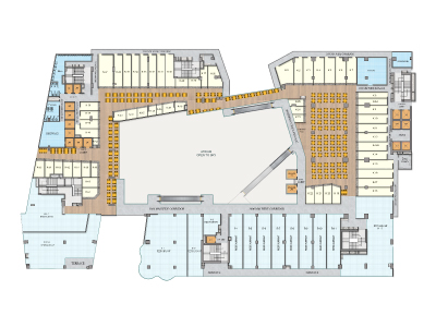 Ground Floor Plan of IRIS Broadway Greno West Noida Offering Commercial Spaces for Lease & Sale